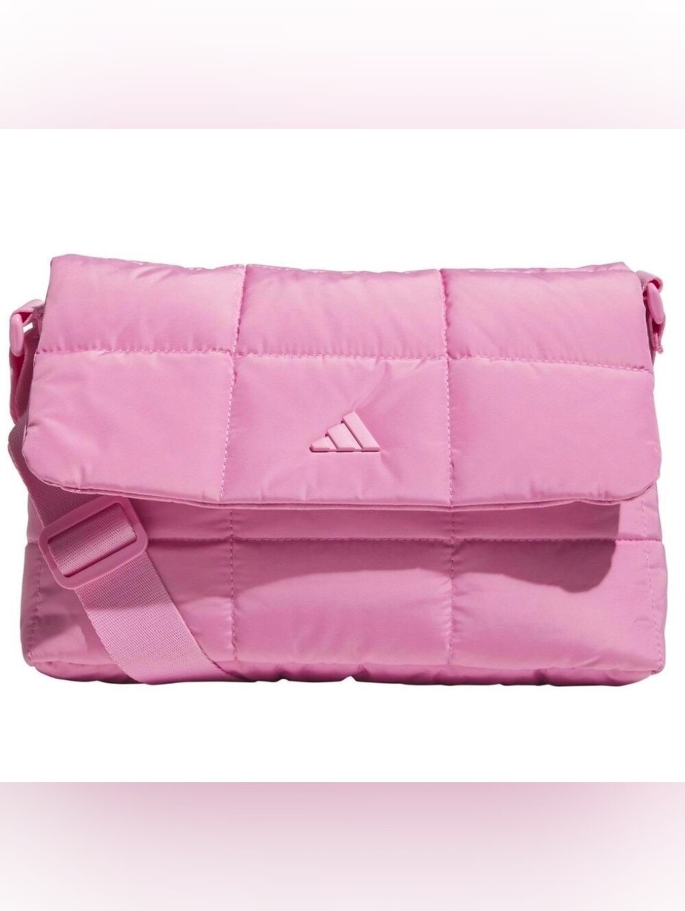 Adidas Pink Quilted Crossbody Bag